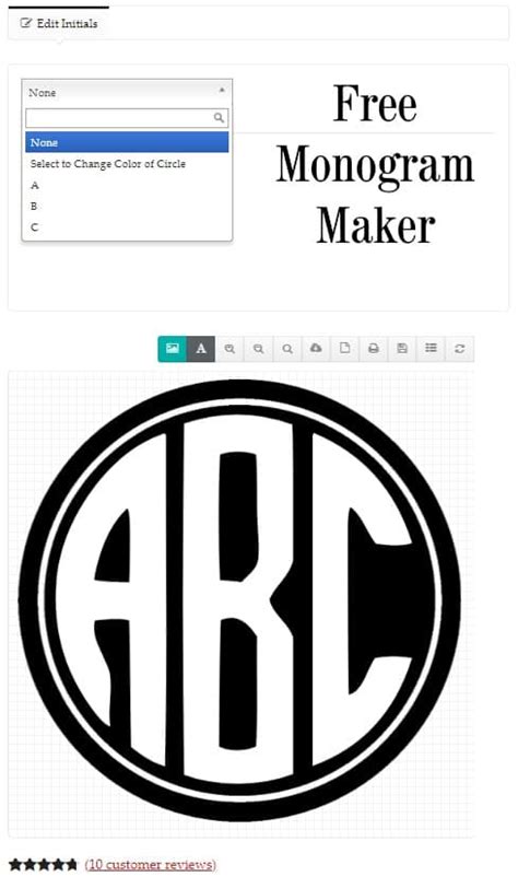 monogram maker online.